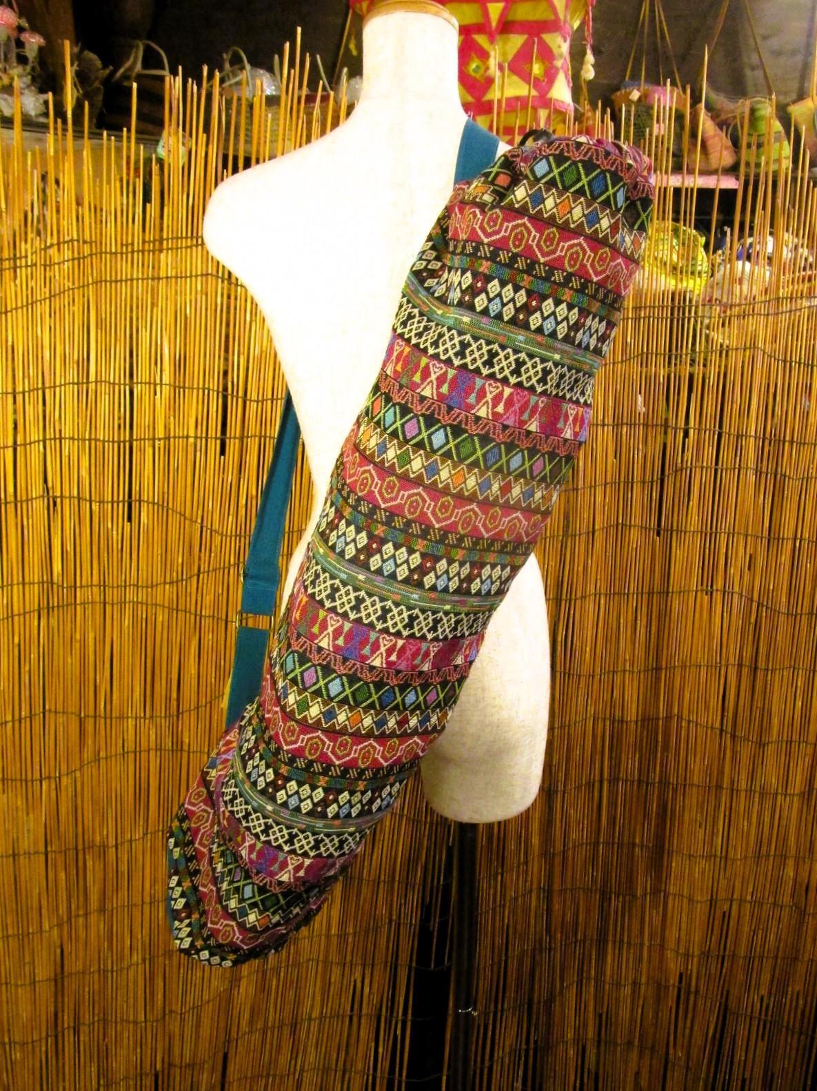 画像1: 織り生地＊コットン素材＊ヨガマットケース