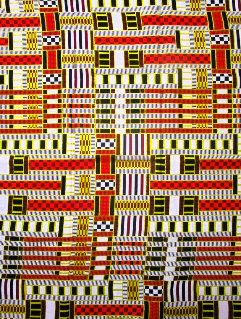 画像1: アフリカンプリント生地 パーニュ