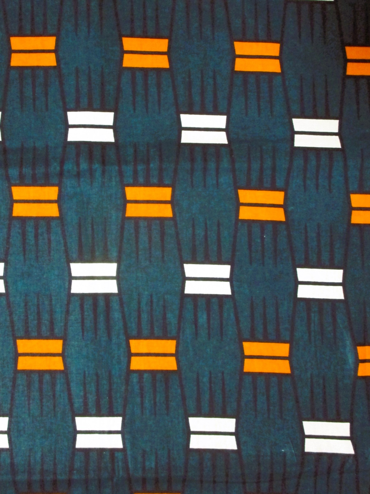 画像: アフリカンプリント生地 パーニュ