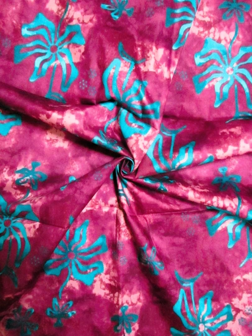 画像: アフリカンプリント生地 パーニュ