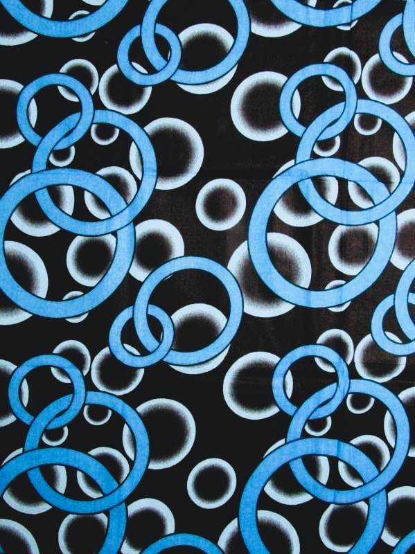 画像1: アフリカンプリント生地 パーニュ