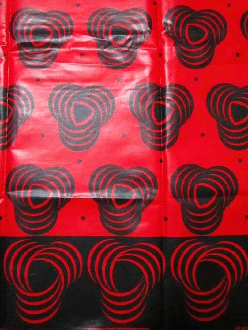 画像: アフリカンプリント生地 パーニュ