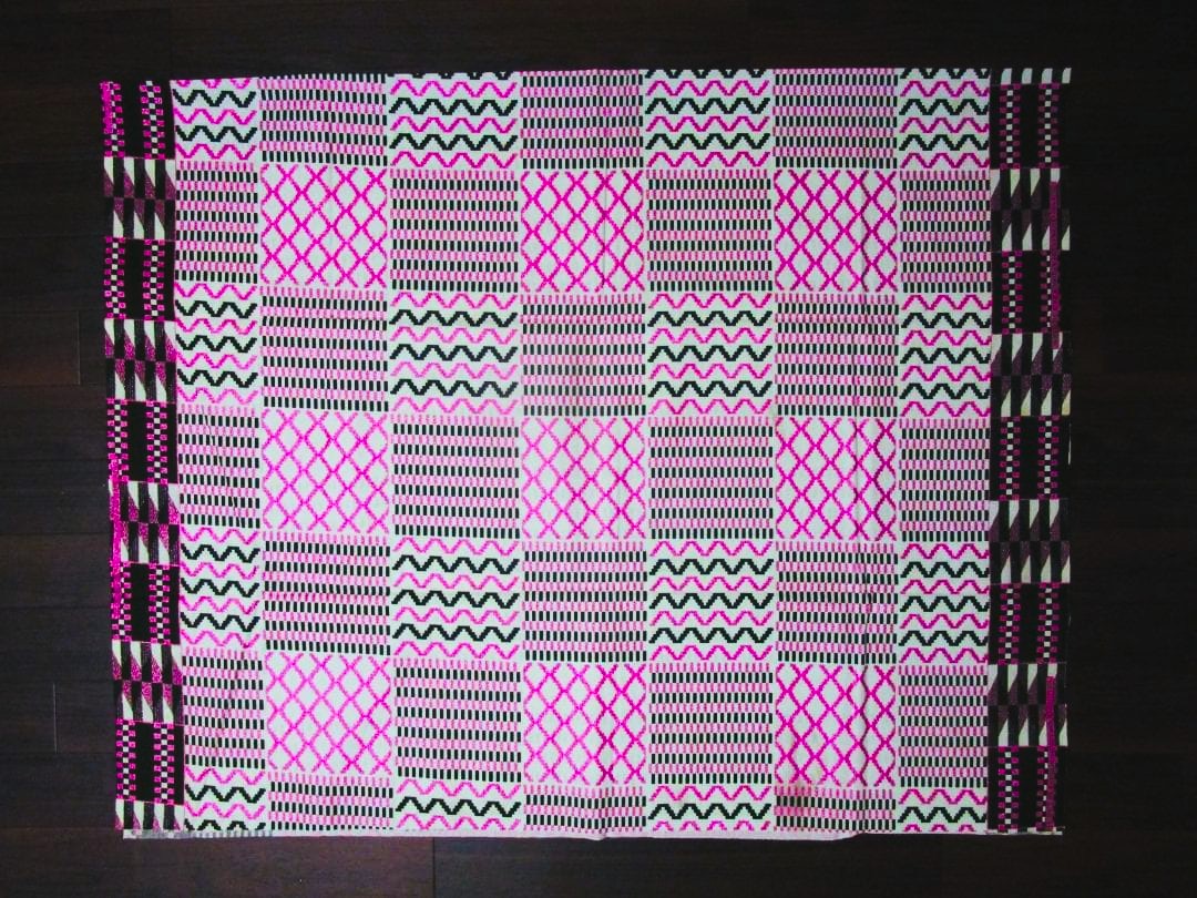 画像: アフリカンプリント生地 パーニュ