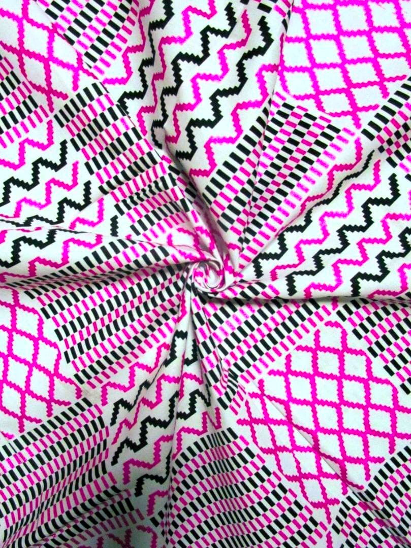 画像: アフリカンプリント生地 パーニュ