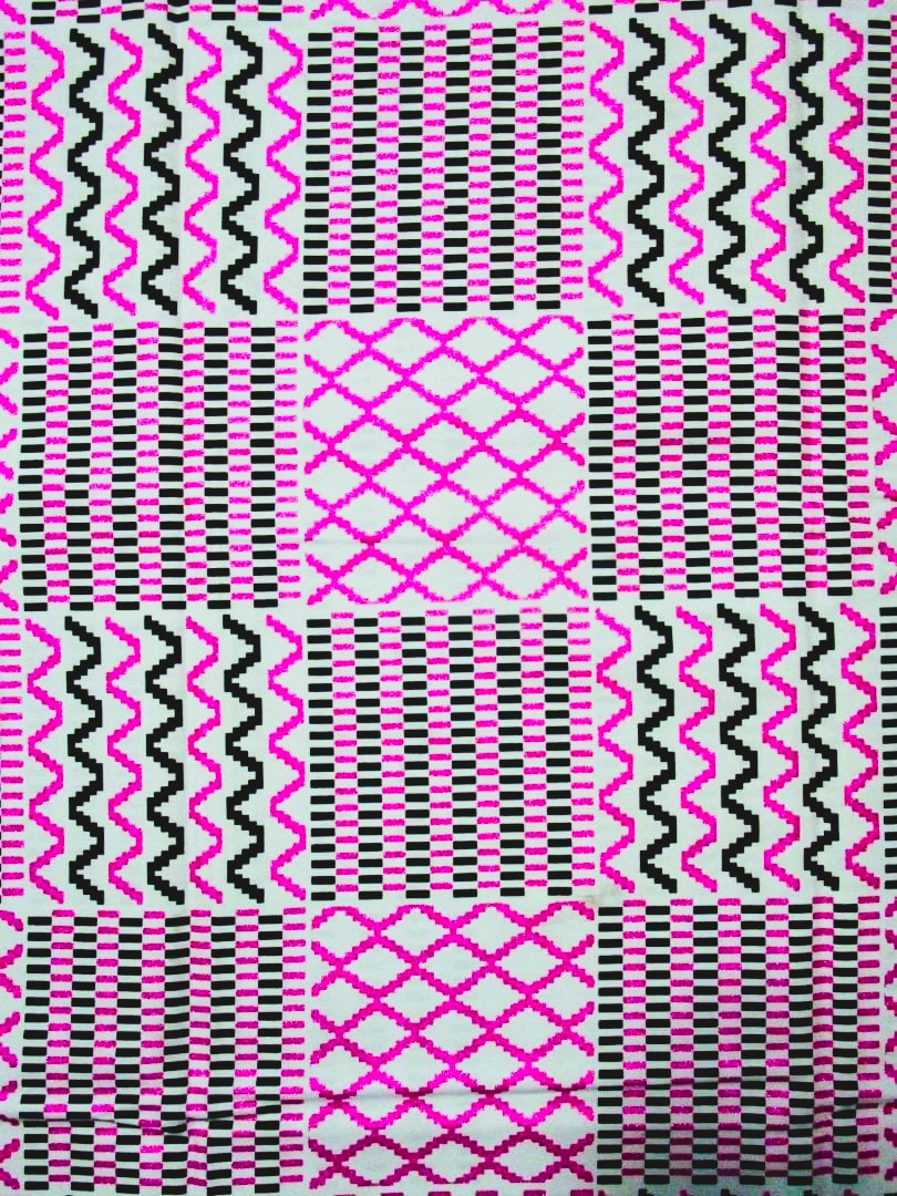 画像: アフリカンプリント生地 パーニュ