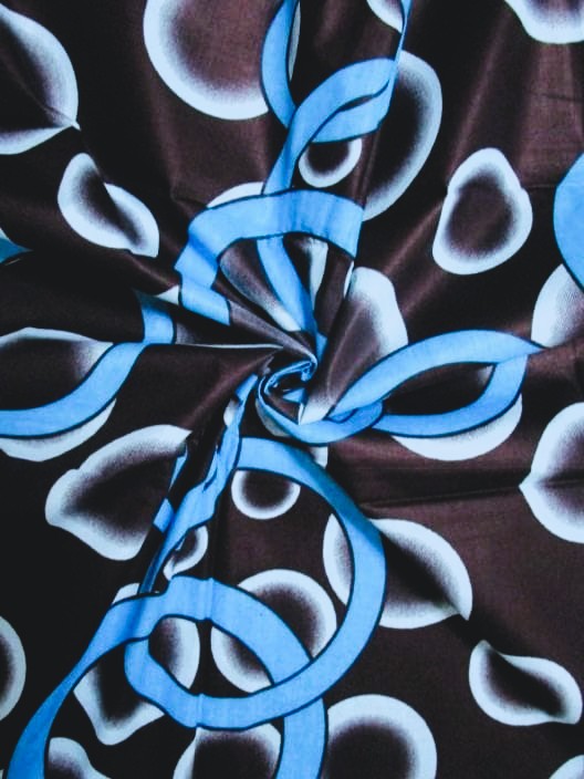 画像: アフリカンプリント生地 パーニュ