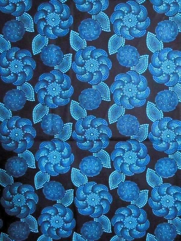 画像1: アフリカンプリント生地 パーニュ