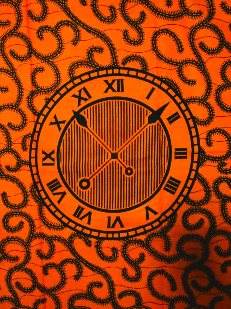 画像: アフリカンプリント生地 パーニュ