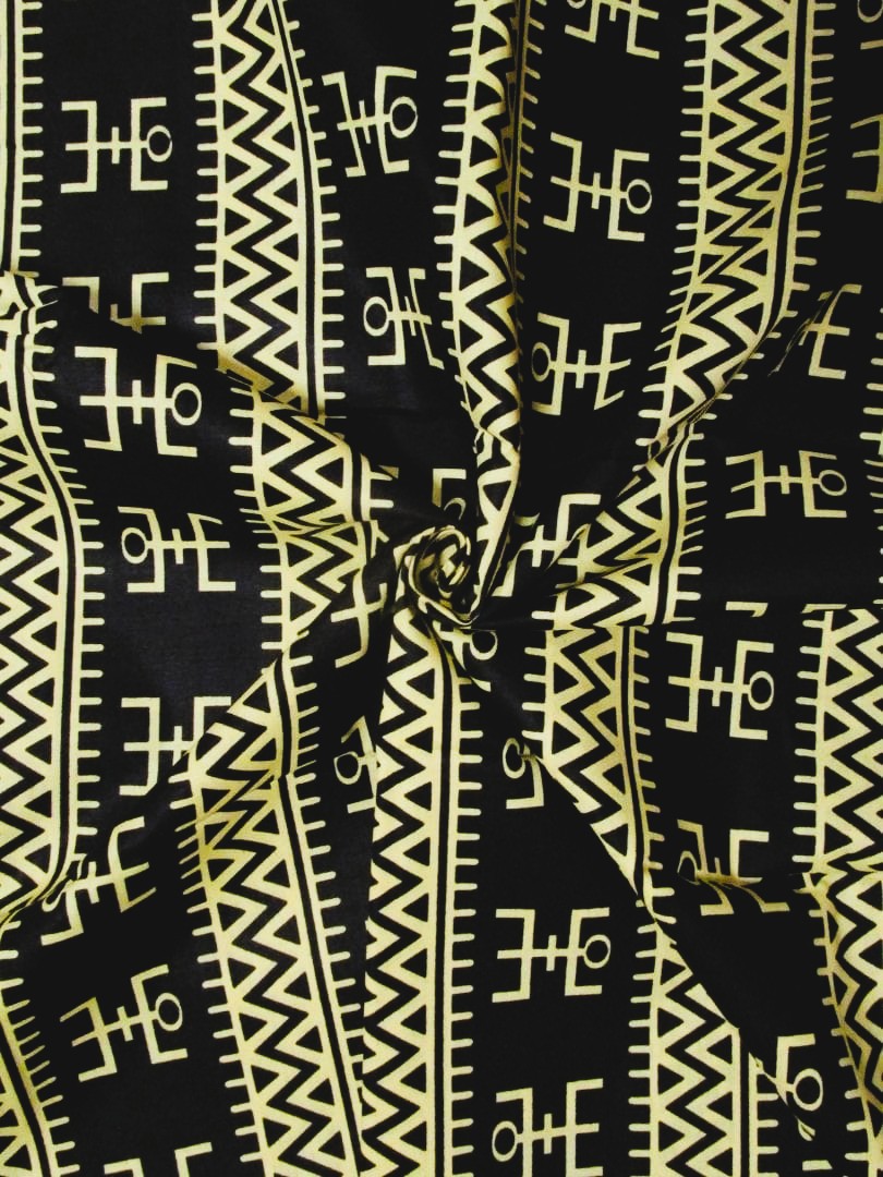 画像: アフリカンプリント生地 パーニュ