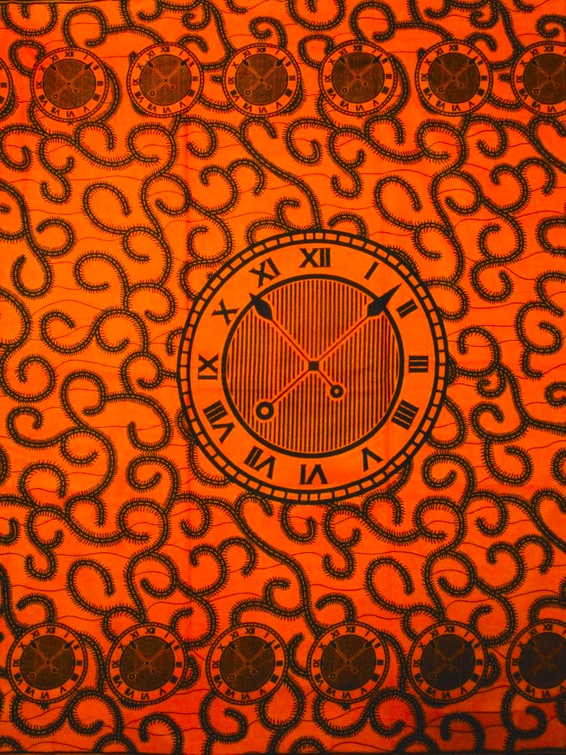 画像1: アフリカンプリント生地 パーニュ