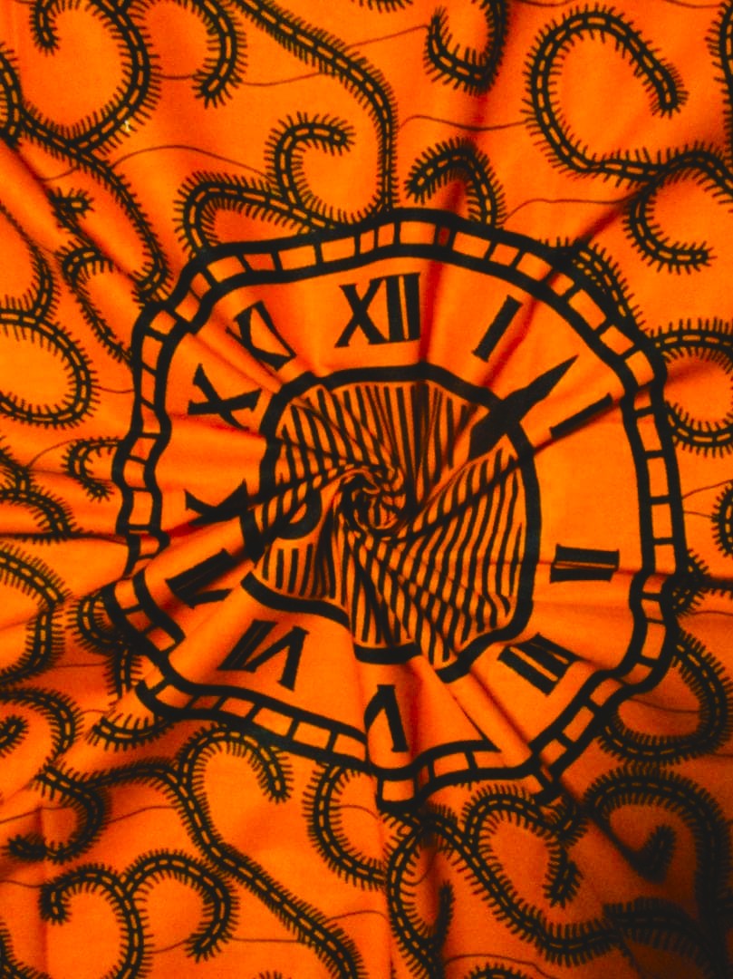 画像: アフリカンプリント生地 パーニュ