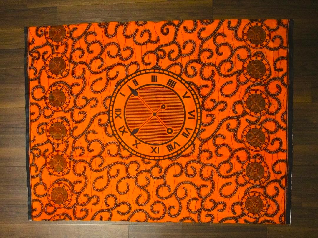 画像: アフリカンプリント生地 パーニュ