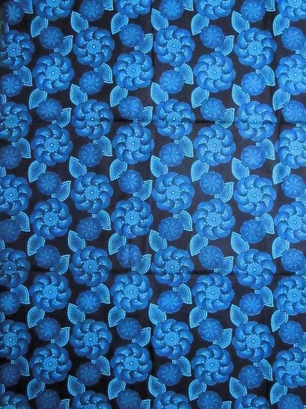 画像: アフリカンプリント生地 パーニュ