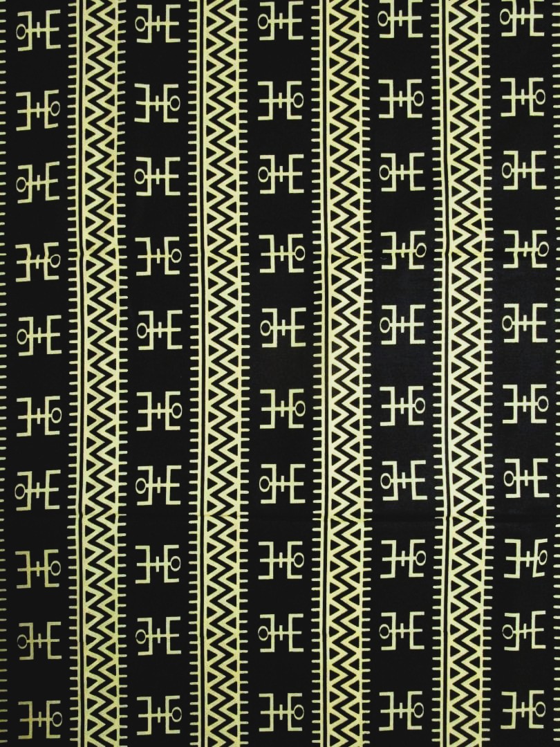 画像1: アフリカンプリント生地 パーニュ