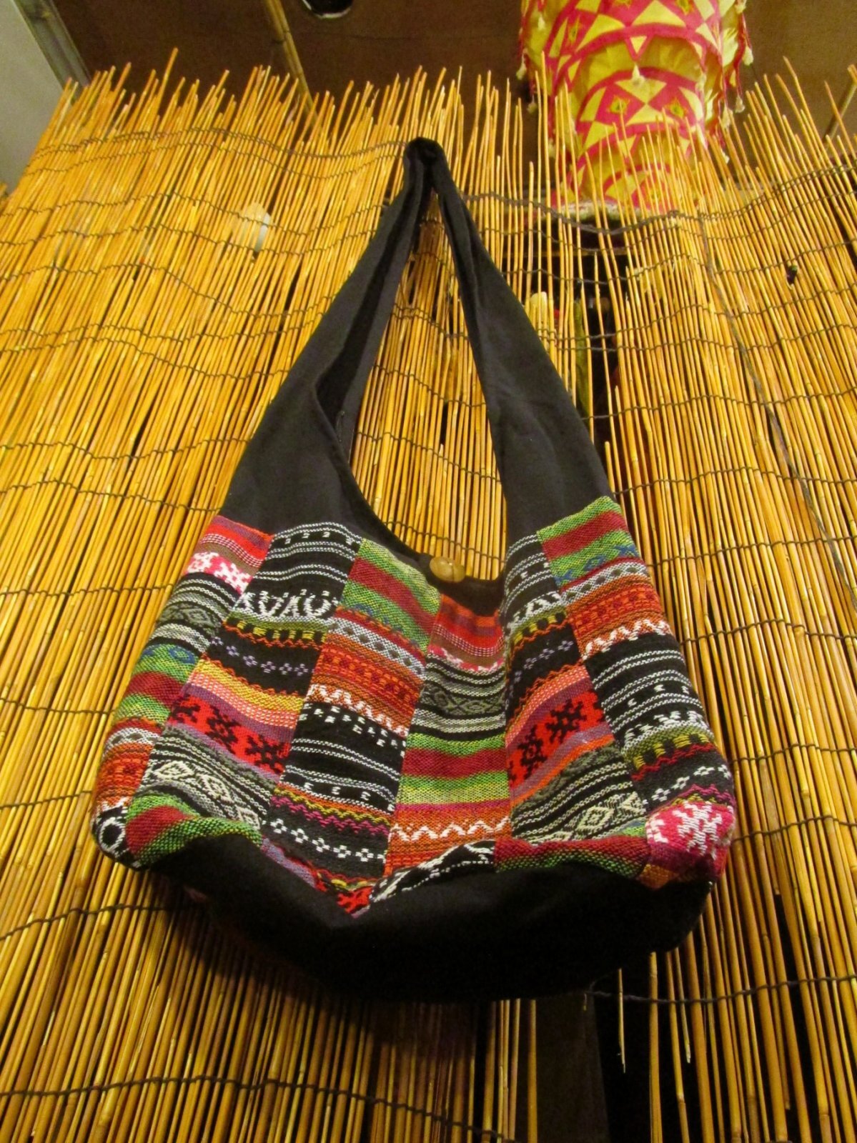 画像4: ゲリ生地＊パッチワーク＊コットン素材＊ショルダーバッグ