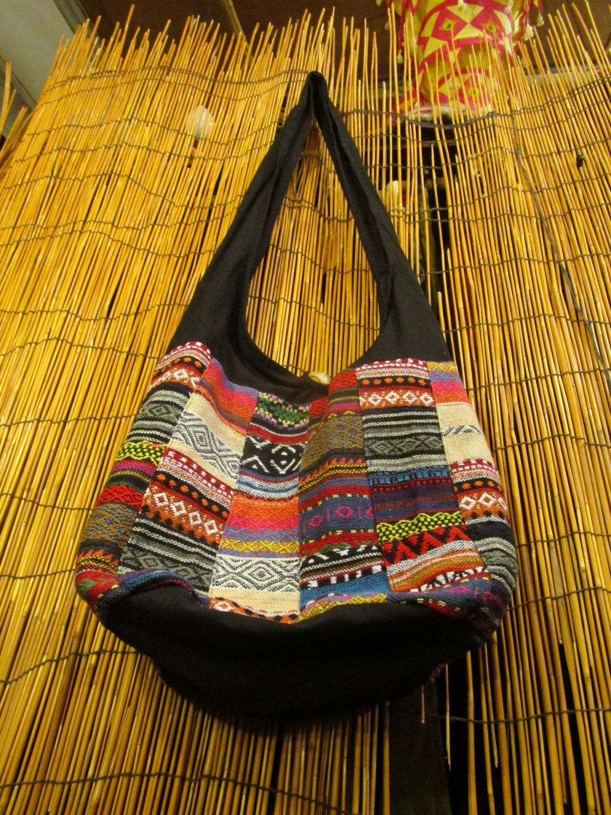 画像4: ゲリ生地＊パッチワーク＊コットン素材＊ショルダーバッグ