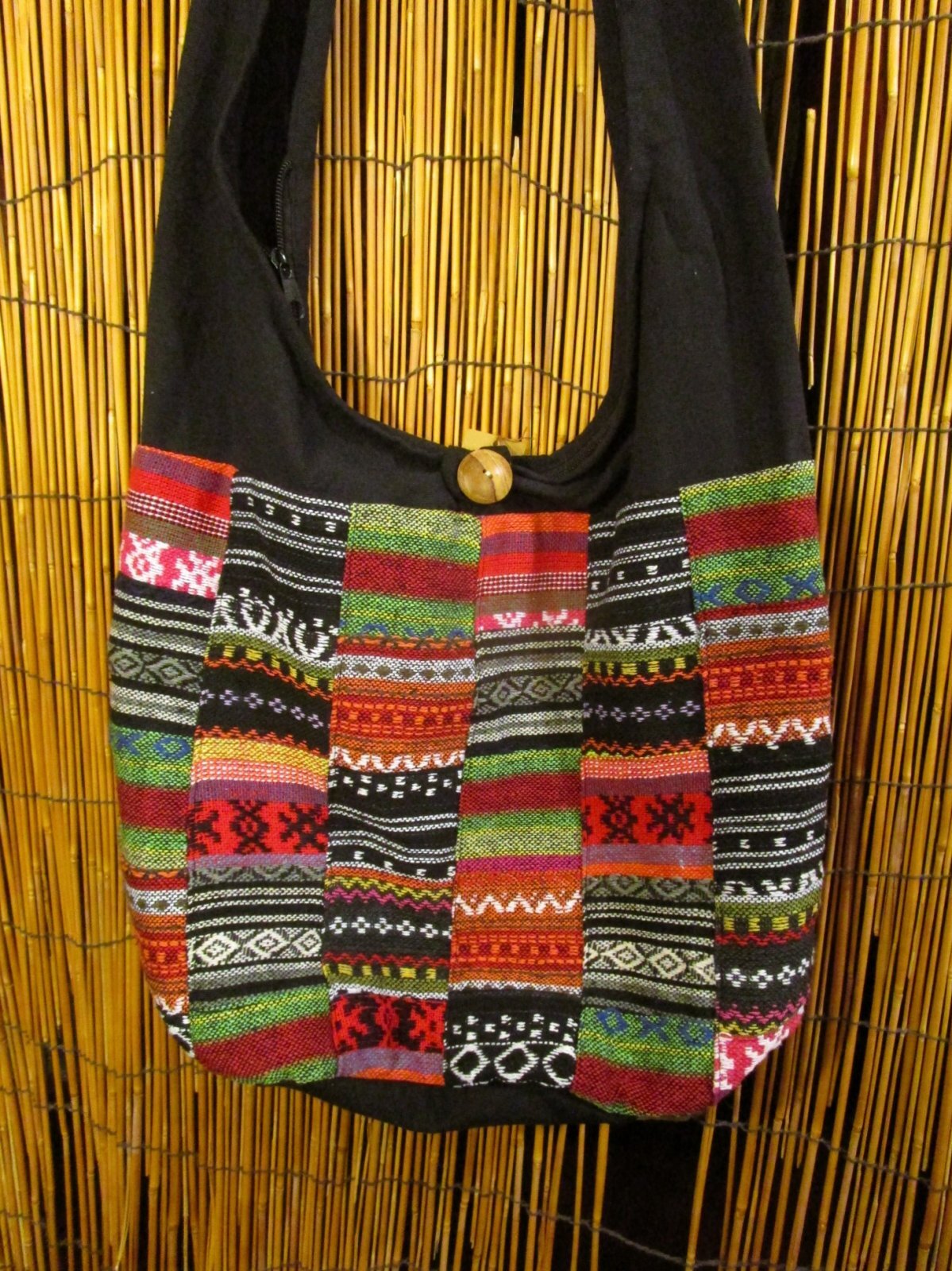 画像2: ゲリ生地＊パッチワーク＊コットン素材＊ショルダーバッグ