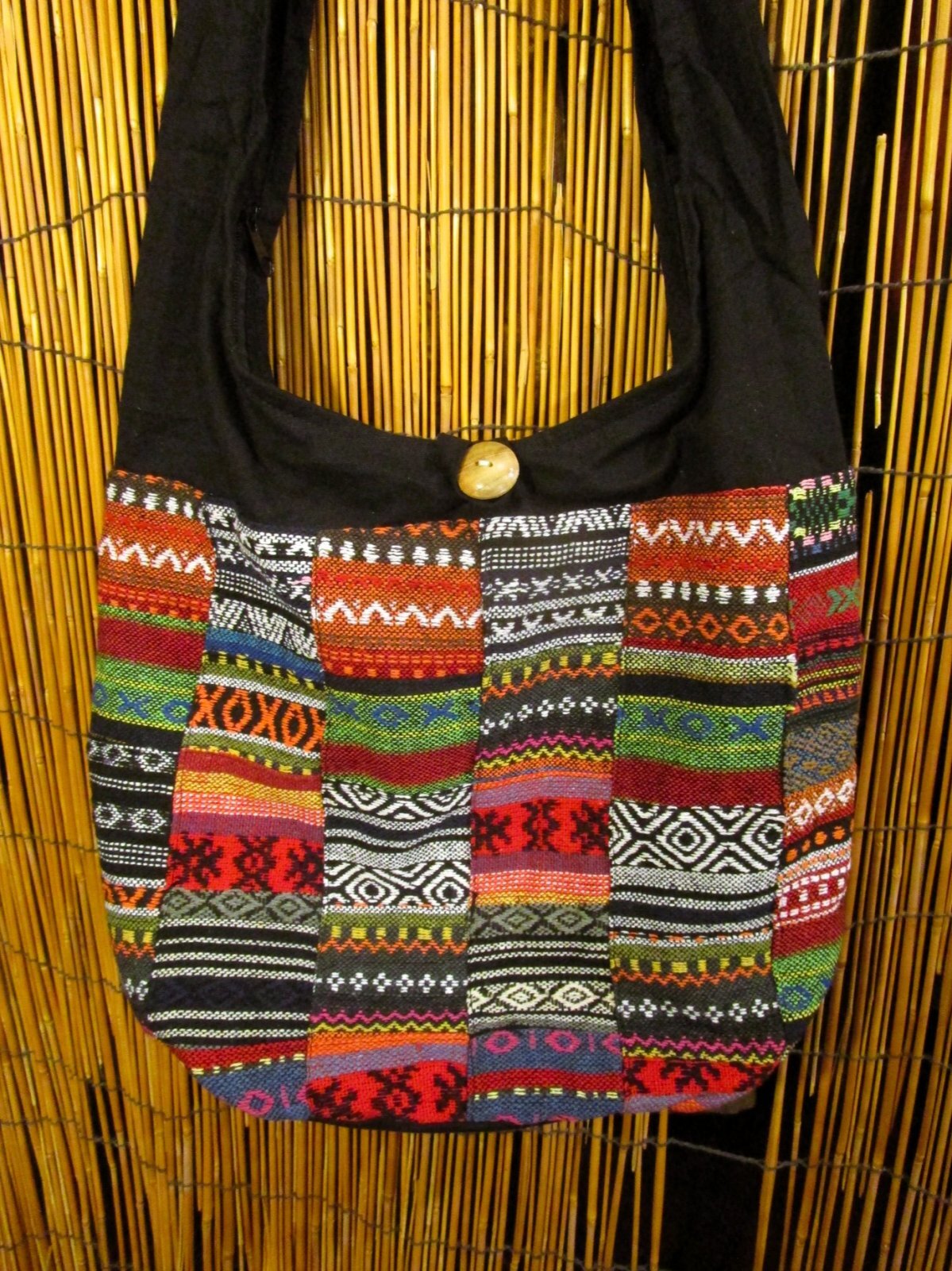 画像2: ゲリ生地＊パッチワーク＊コットン素材＊ショルダーバッグ