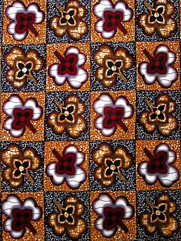 画像1: アフリカンプリント生地 パーニュ