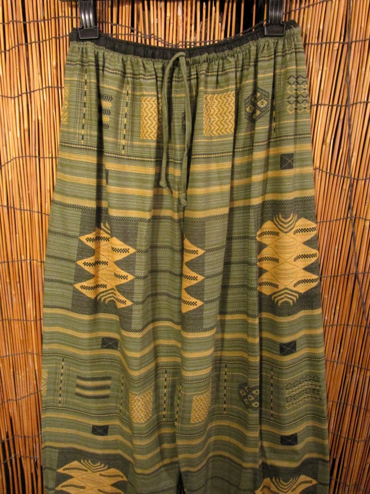 画像2: 織り柄風プリント＊コットン素材＊ふんわり＊アラジンパンツ