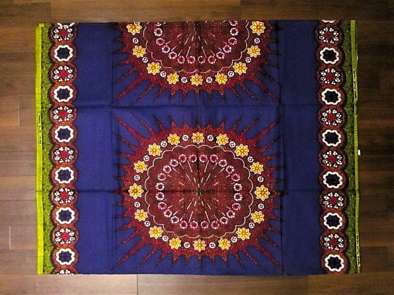 画像: アフリカンプリント生地 パーニュ