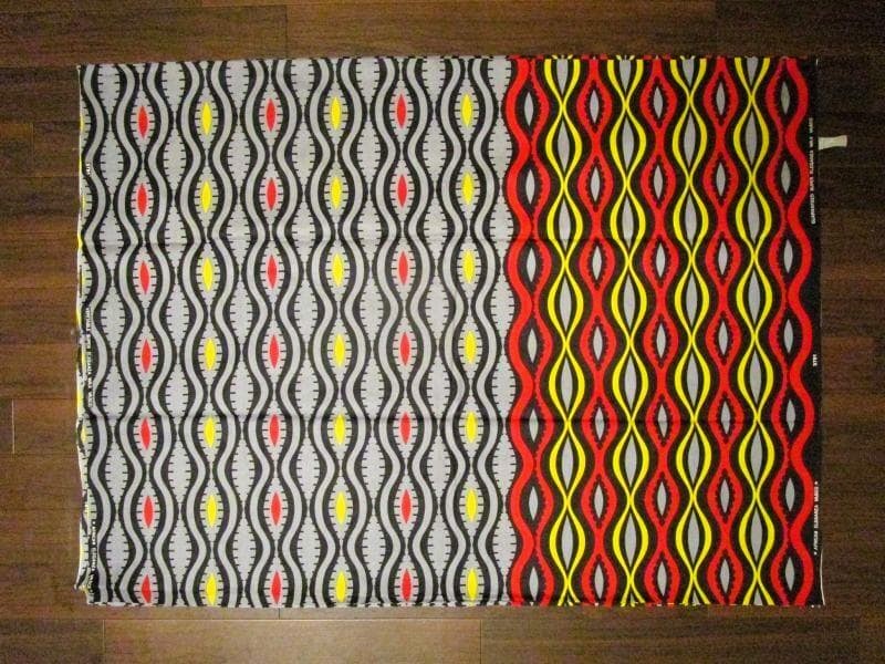 画像: アフリカンプリント生地 パーニュ