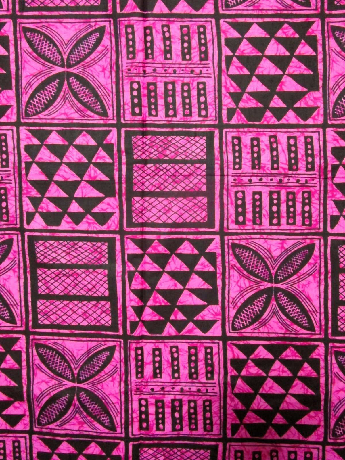 画像: アフリカンプリント生地 パーニュ