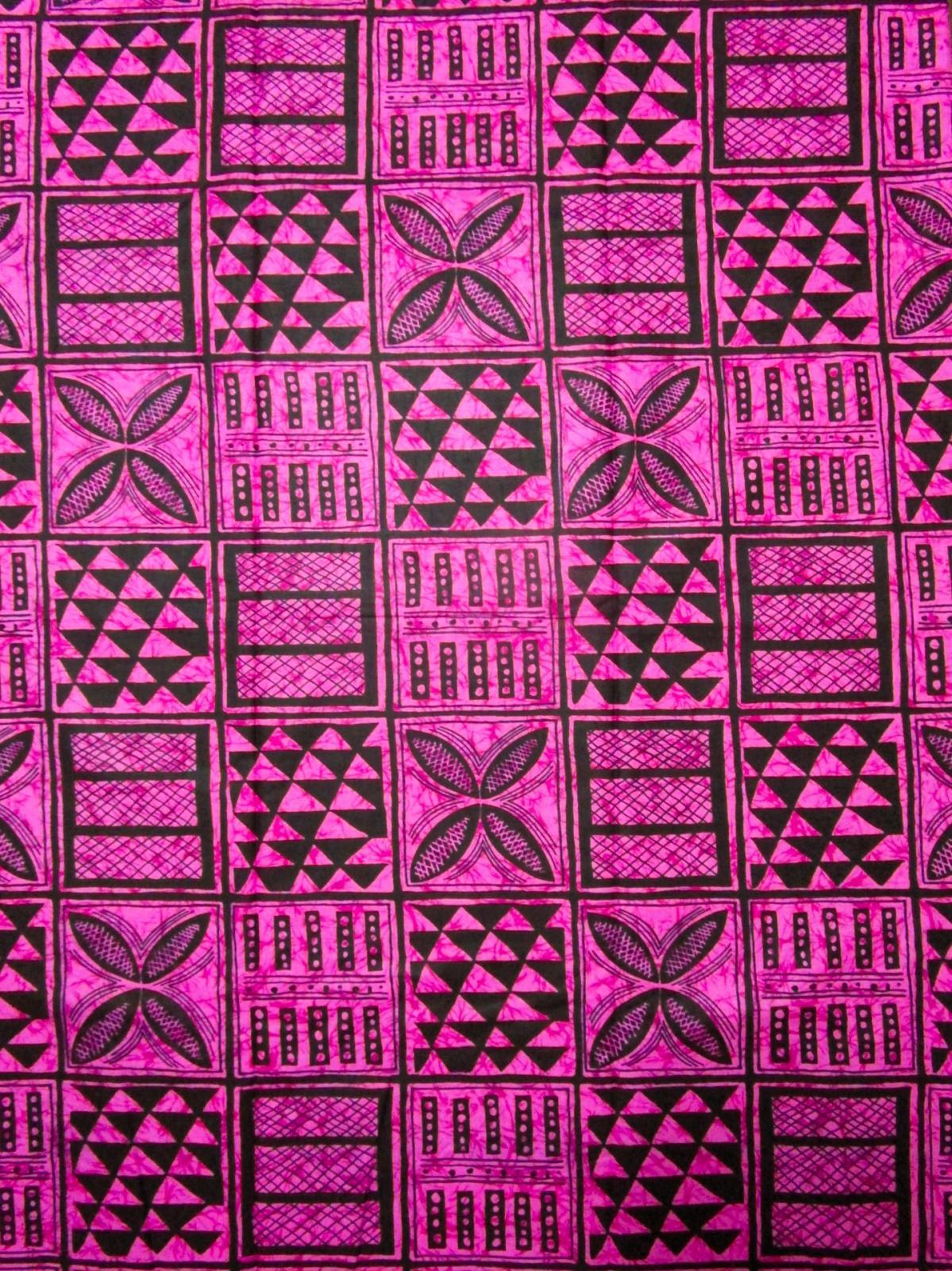 画像1: アフリカンプリント生地 パーニュ