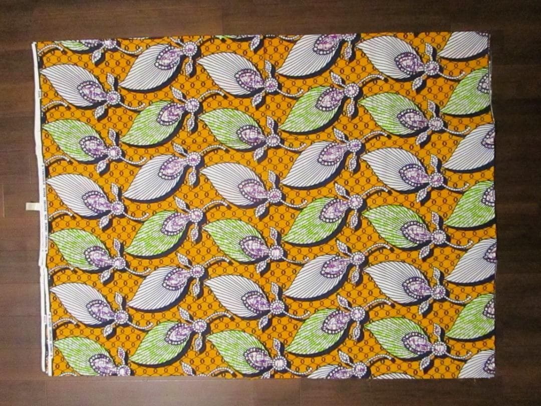 画像: アフリカンプリント生地 パーニュ