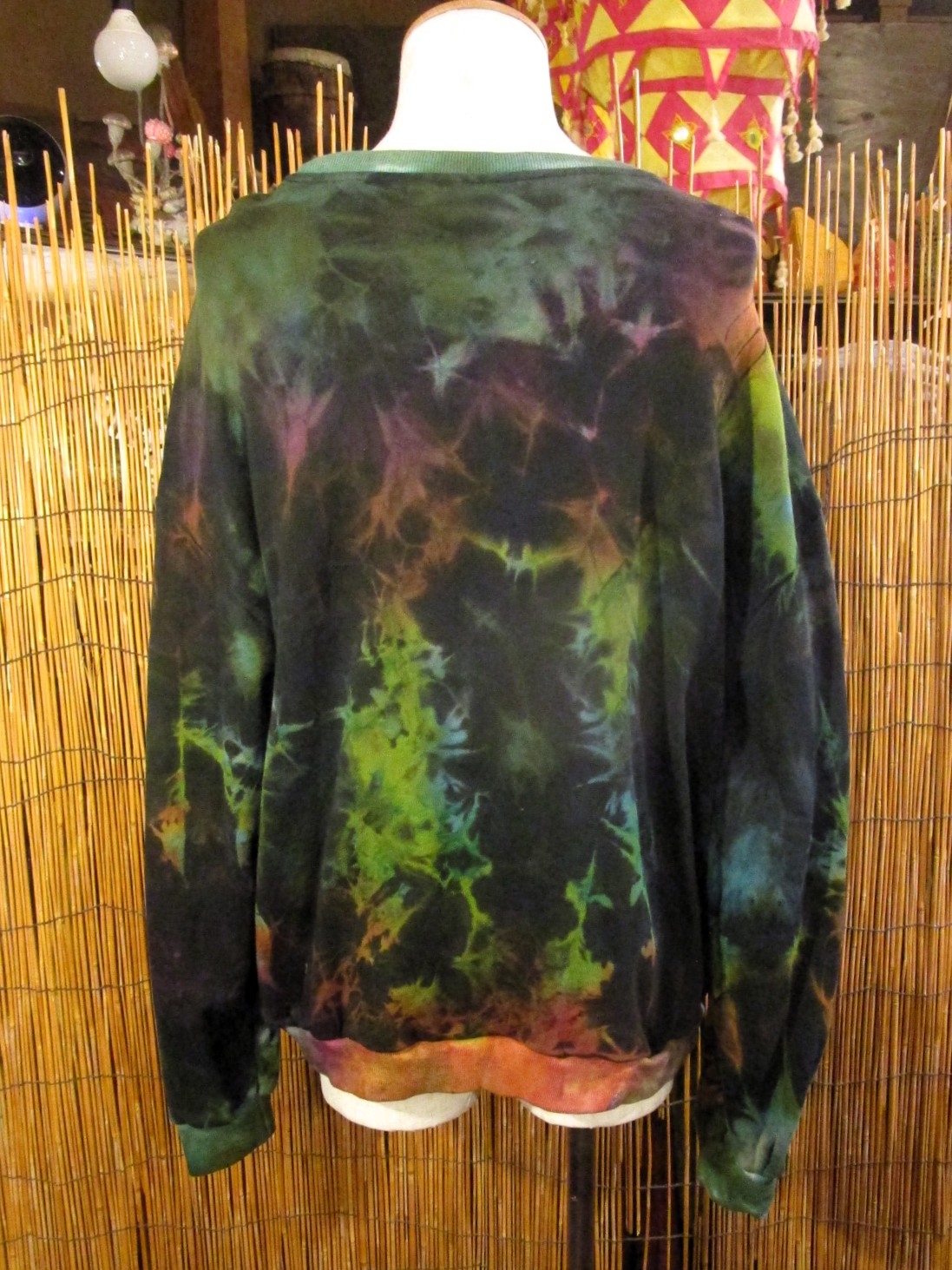 画像3: タイダイ染め＊コットン素材＊スウェット生地＊トレーナー