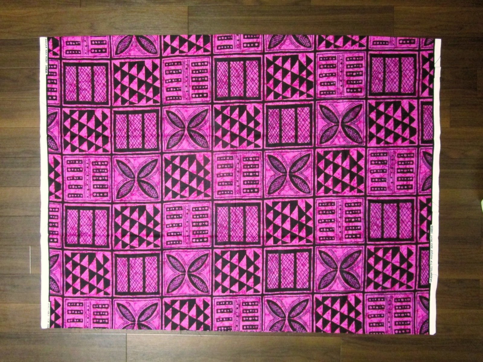 画像: アフリカンプリント生地 パーニュ