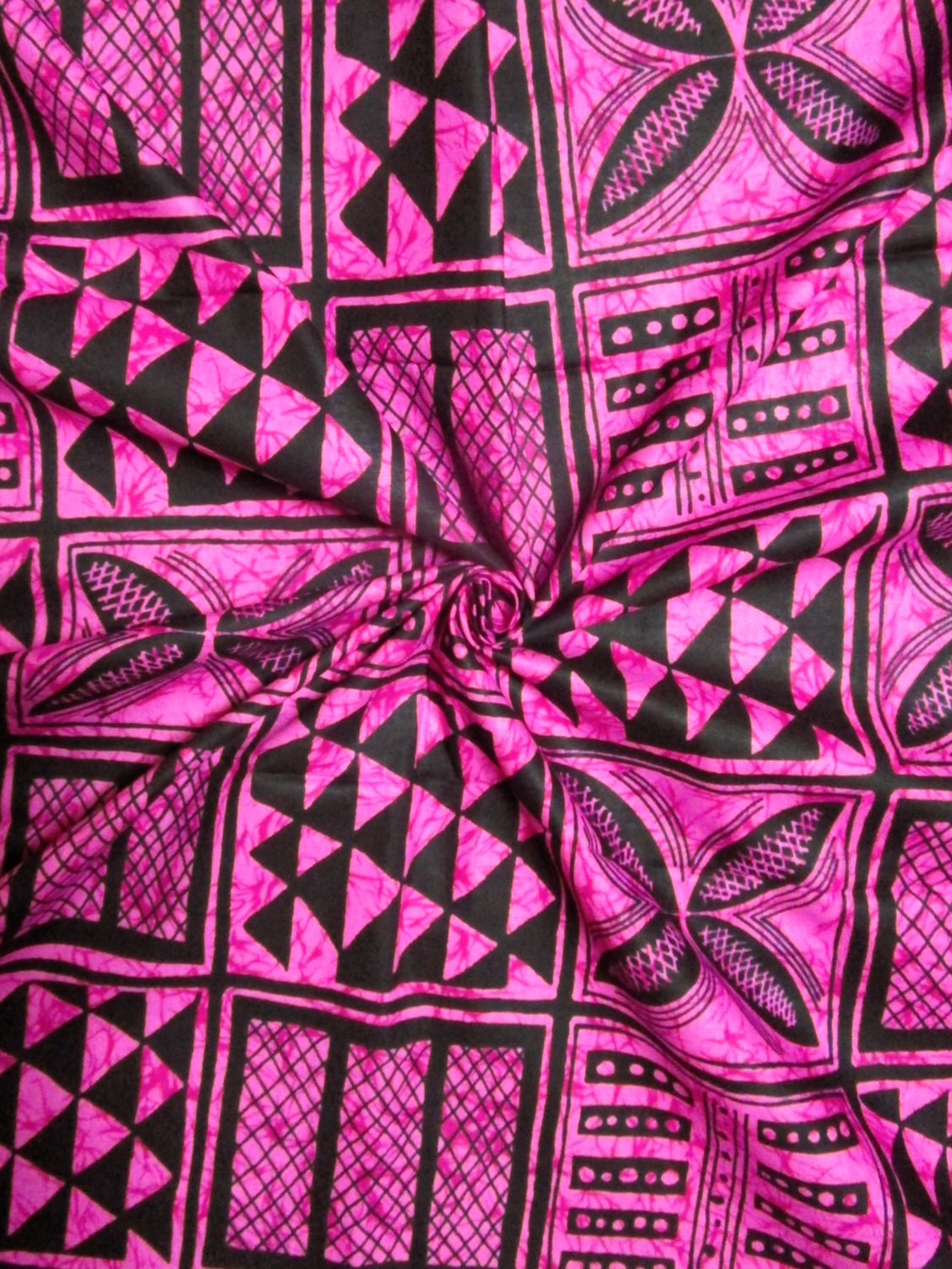 画像: アフリカンプリント生地 パーニュ