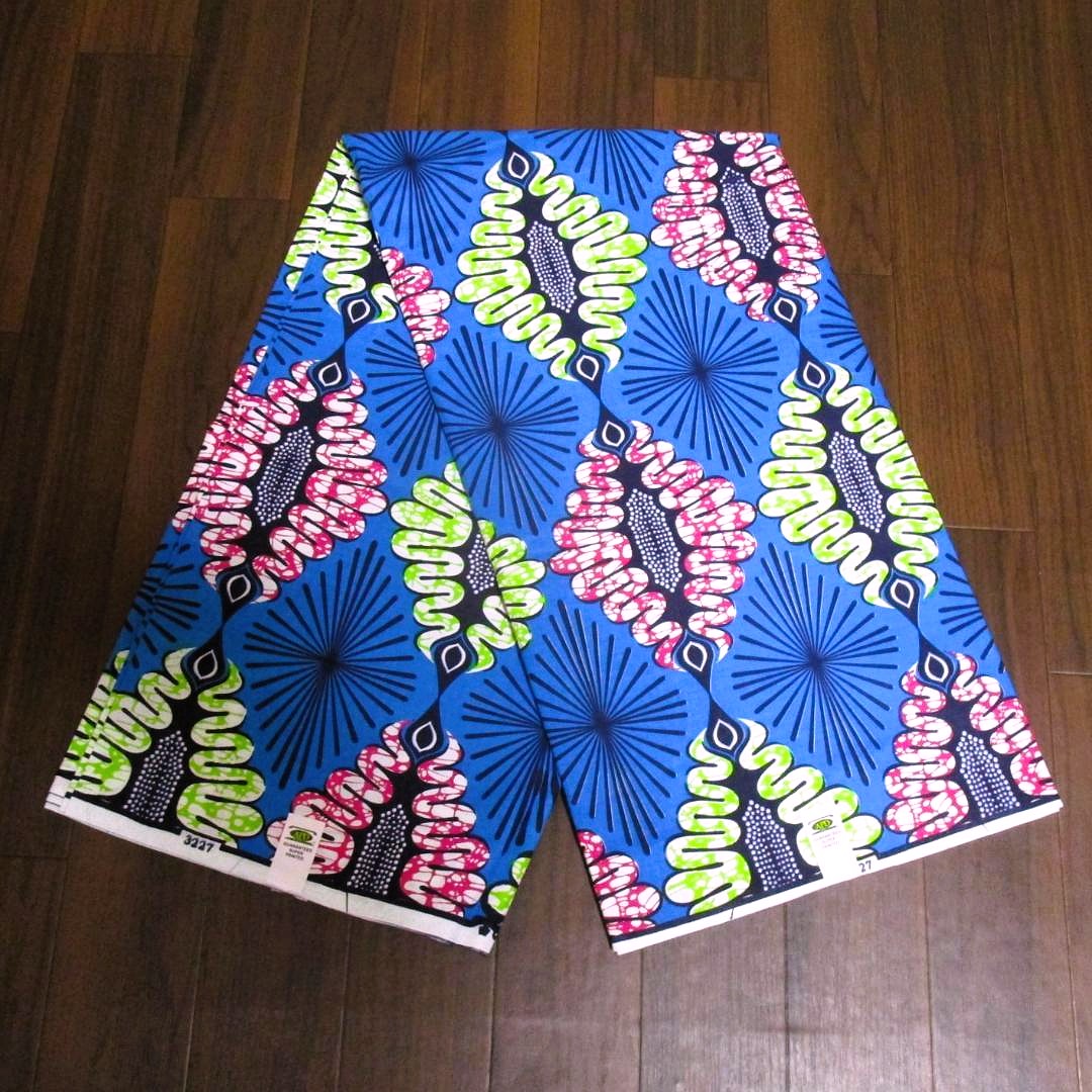 画像2: アフリカンプリント生地 パーニュ