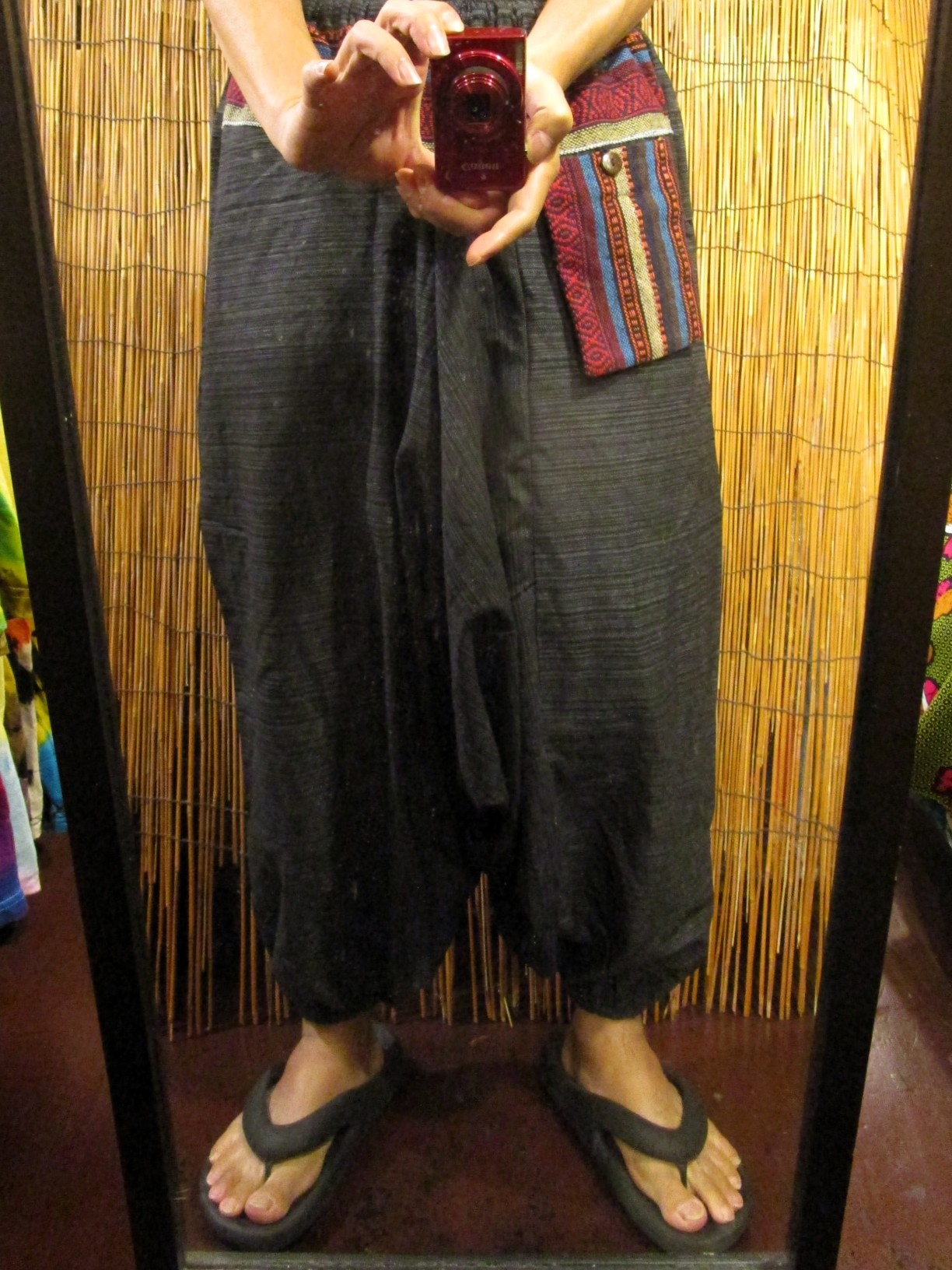 画像: ゲリ生地＊コットン素材＊ふんわり＊サルエルパンツ