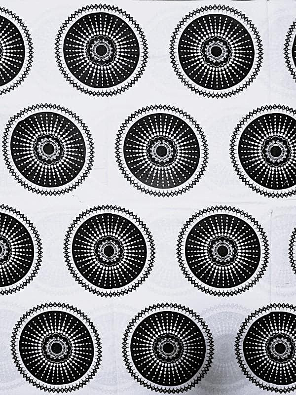 画像: アフリカンプリント生地 パーニュ