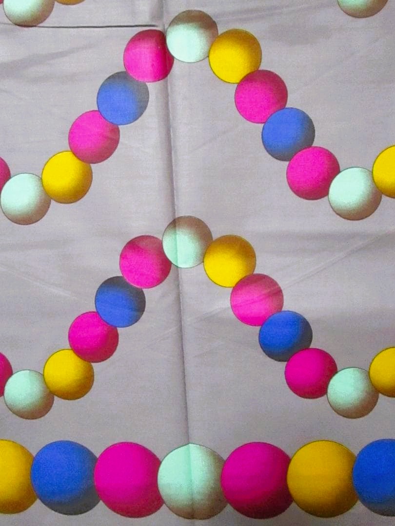 画像: アフリカンプリント生地 パーニュ