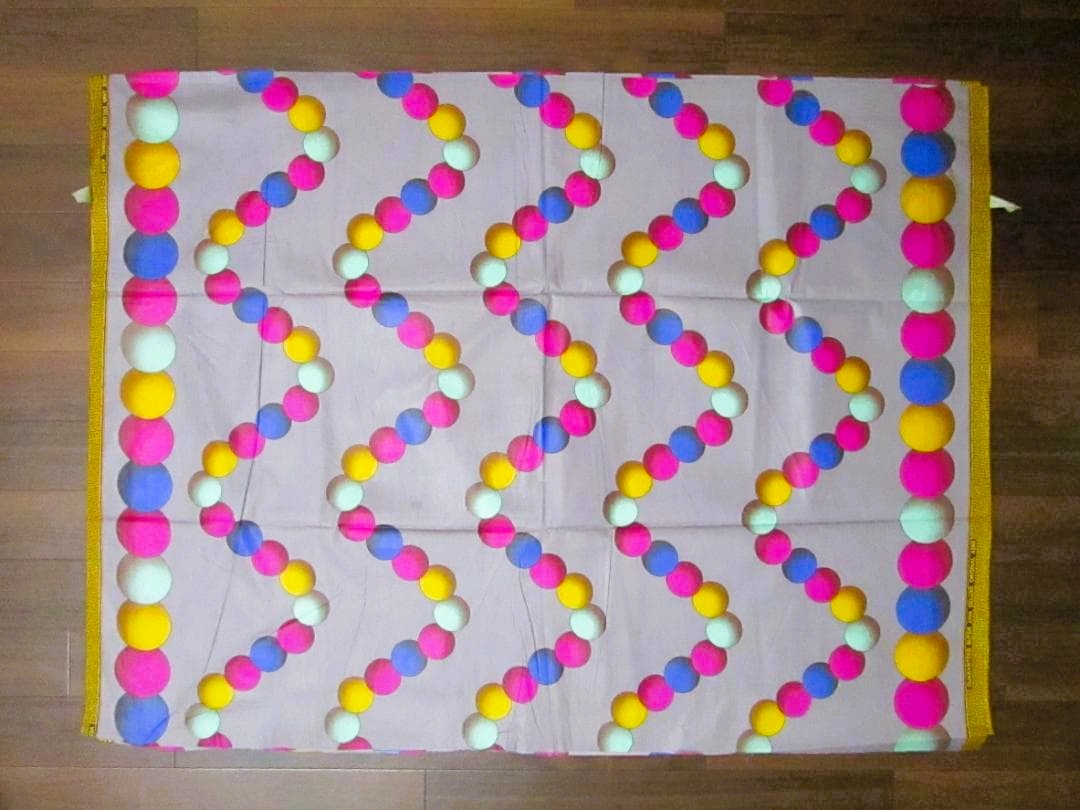 画像: アフリカンプリント生地 パーニュ