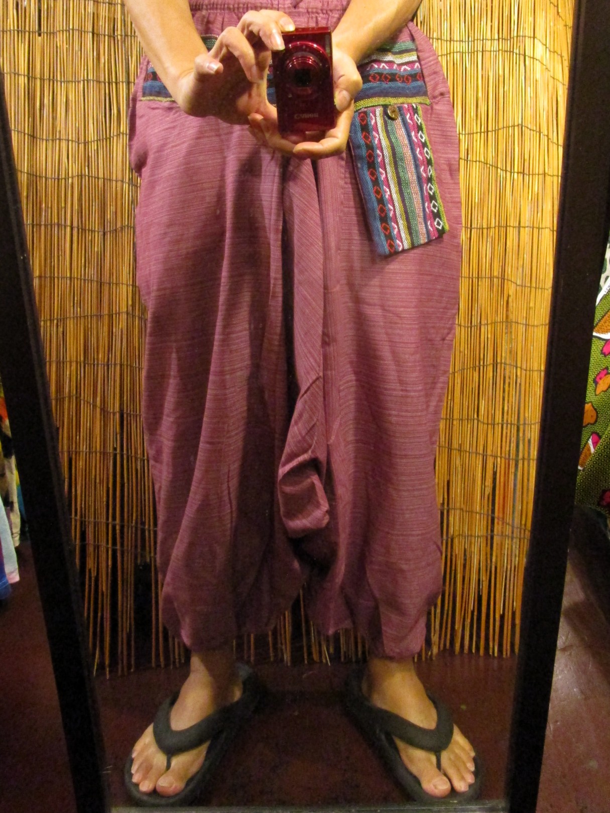 画像: ゲリ生地＊コットン素材＊ふんわり＊サルエルパンツ