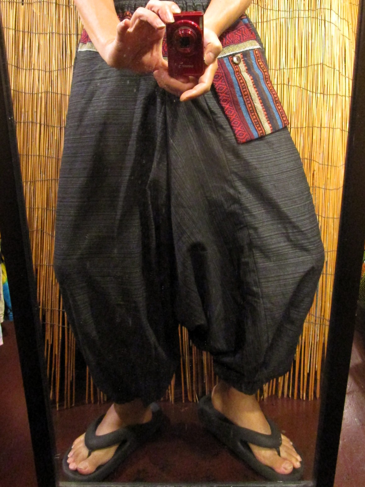 画像: ゲリ生地＊コットン素材＊ふんわり＊サルエルパンツ