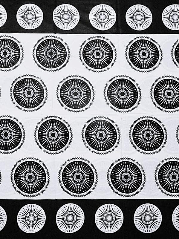 画像1: アフリカンプリント生地 パーニュ