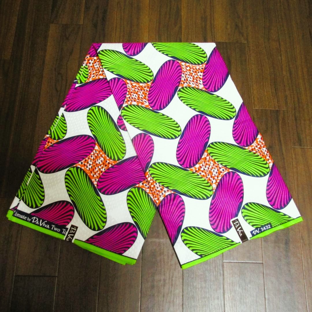 画像2: アフリカンプリント生地 パーニュ