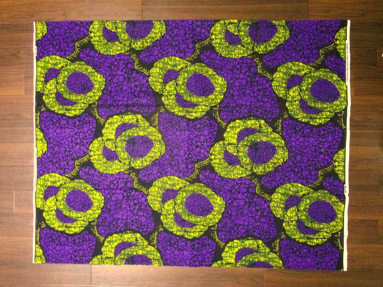 画像: アフリカンプリント生地 パーニュ