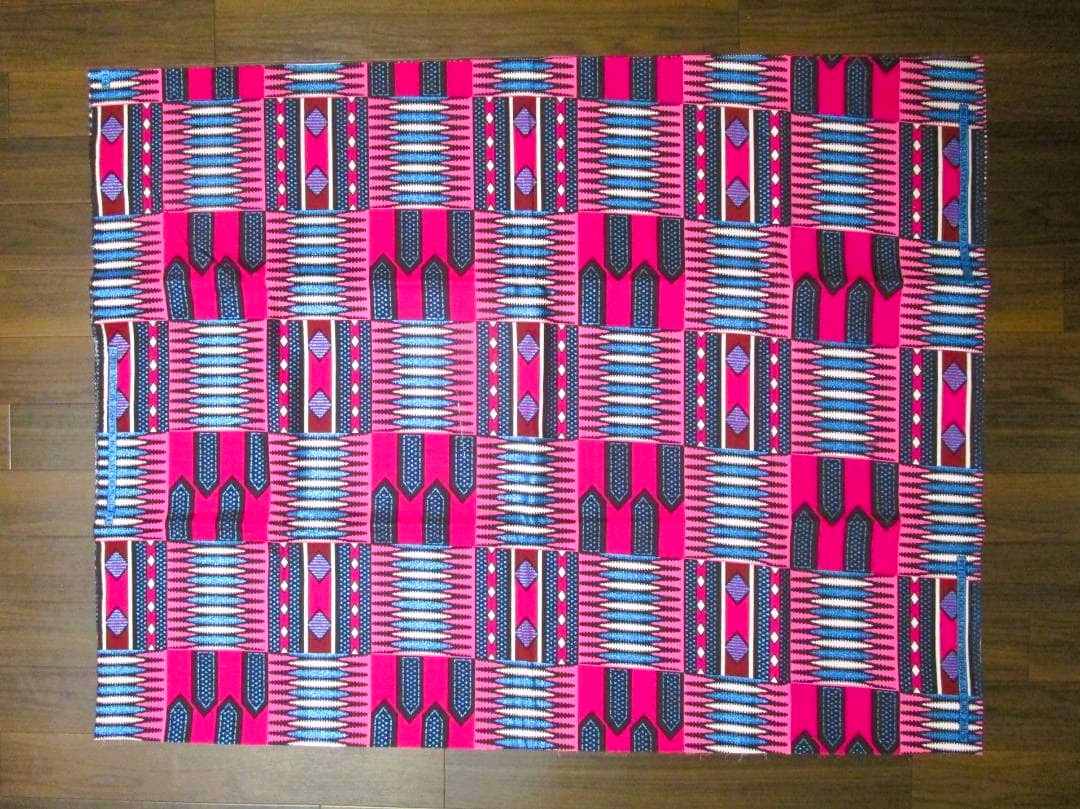 画像: アフリカンプリント生地 パーニュ