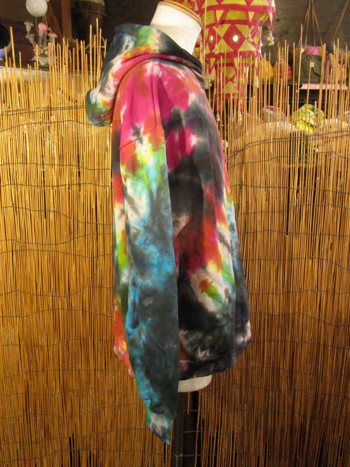 画像2: タイダイ染め＊裏起毛＊スウェット生地＊パーカー