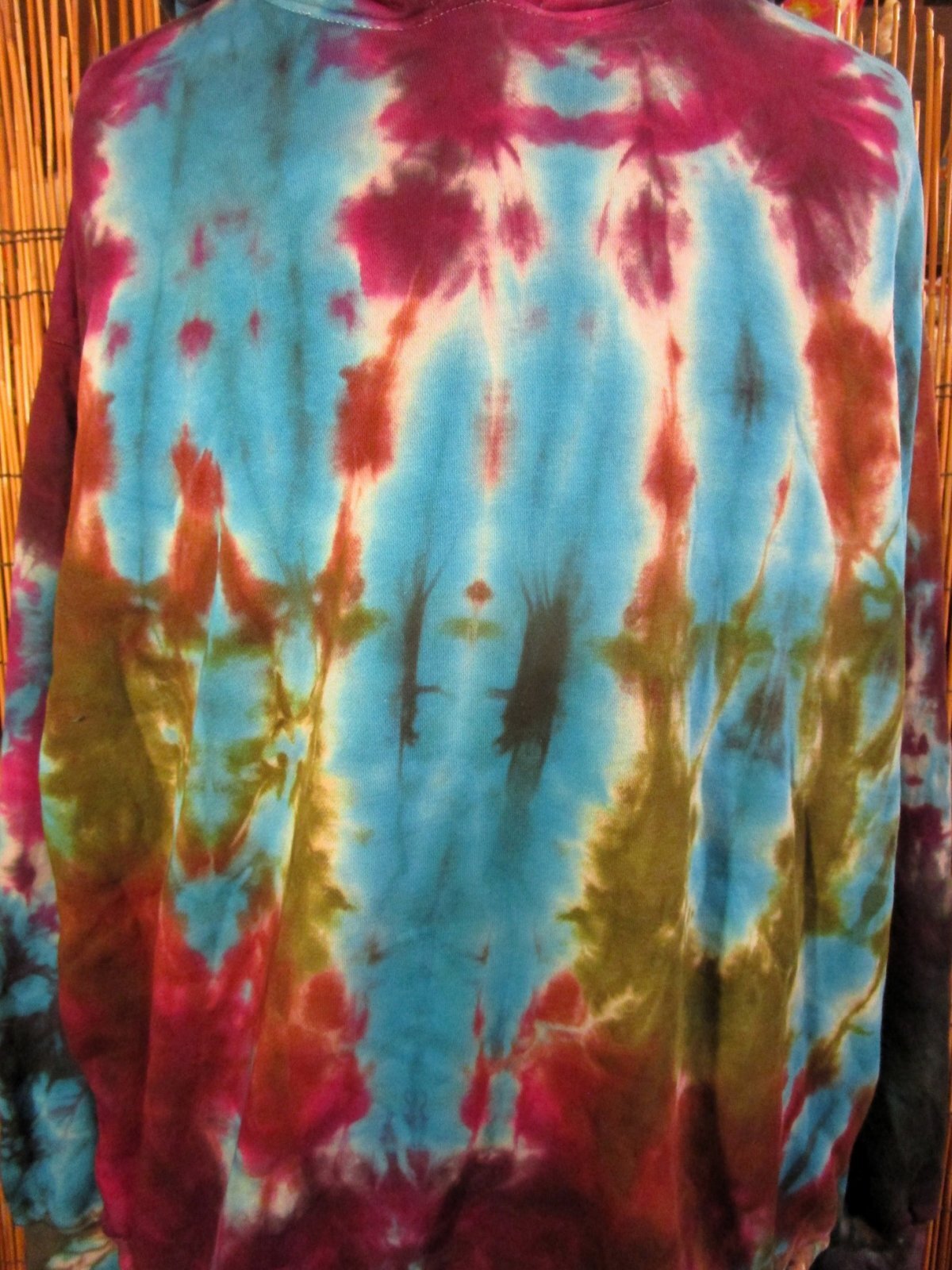 画像: タイダイ染め＊裏起毛＊スウェット生地＊パーカー