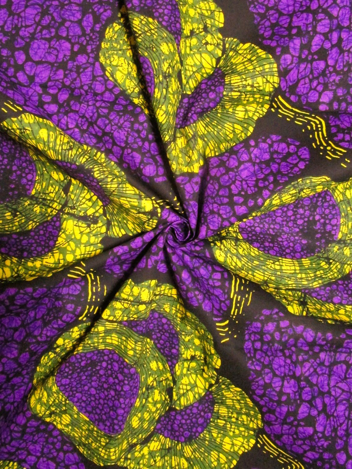 画像: アフリカンプリント生地 パーニュ