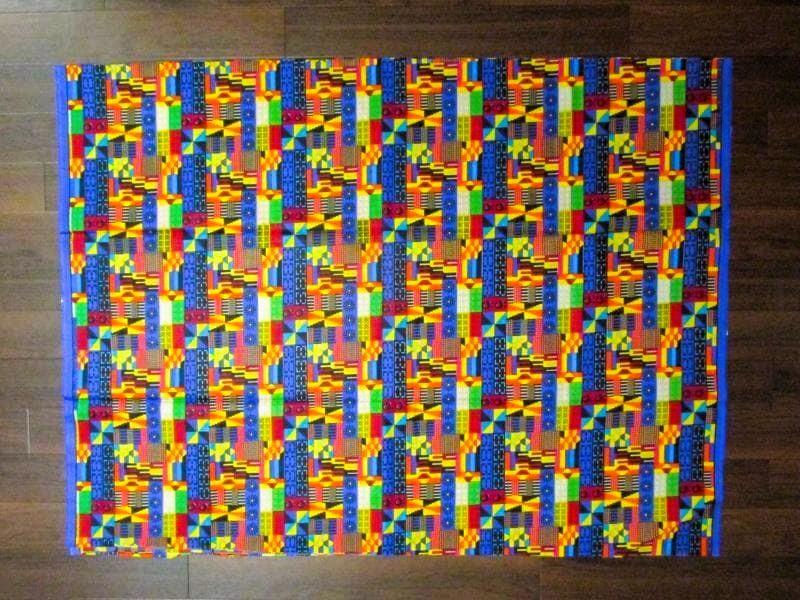 画像: アフリカンプリント生地 パーニュ