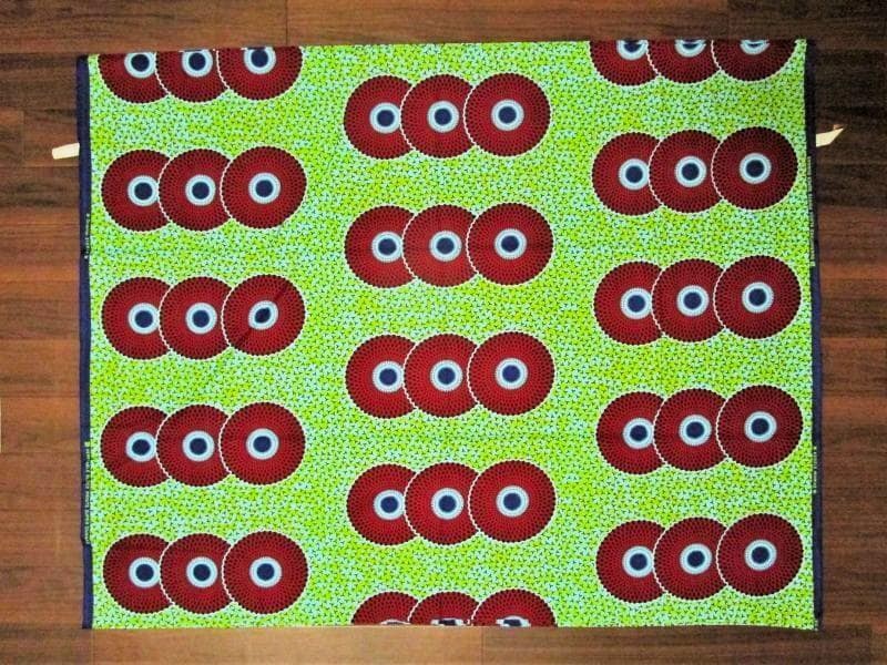 画像: アフリカンプリント生地 パーニュ