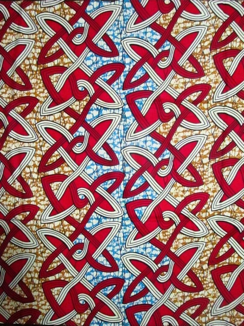 画像1: アフリカンプリント生地 パーニュ