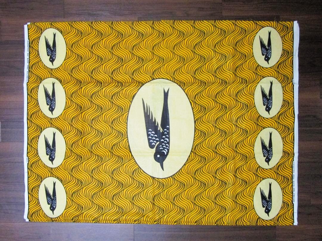 画像: アフリカンプリント生地 パーニュ